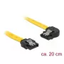 Cavo SATA DeLOCK 83958 0,2 m SATA 7 pin nero giallo