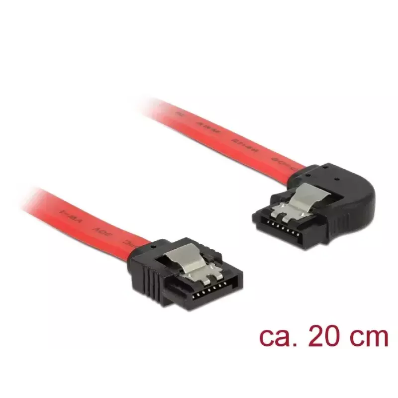 Cavo SATA DeLOCK 83962 0,2 m SATA 7 poli rosso