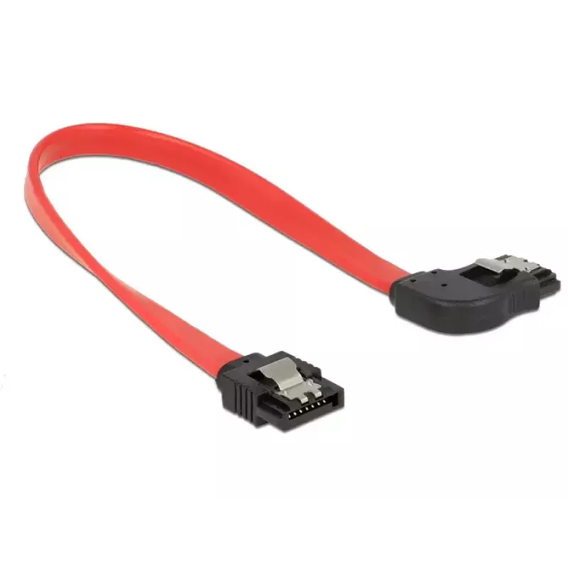 Cavo SATA DeLOCK 83967 0,2 m SATA 7 pin nero rosso