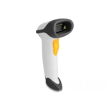 DeLOCK lettore di codici a barre USB 1D laser grigio chiaro palmare con cavo RJ-50