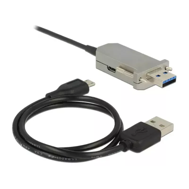 Cavo USB DeLOCK 50 m USB 3.0-A + USB Micro-B