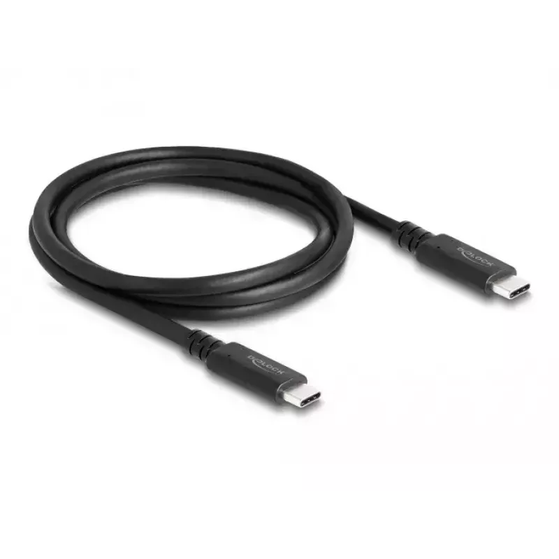 Cavo coassiale USB4 DeLOCK 40 Gbit/s 1,2 m USB PD 3.1 240 W
