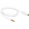 Cavo audio DeLOCK 84717 0,5 m 3,5 mm bianco
