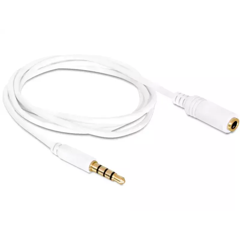 Cavo audio DeLOCK 84717 0,5 m 3,5 mm bianco