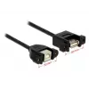 Cavo USB DeLOCK 1 m USB 2.0-A/USB 2.0-B nero