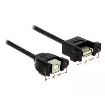 Cavo USB DeLOCK 1 m USB 2.0-A/USB 2.0-B nero