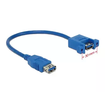 Cavo USB DeLOCK 0,25 m 2x USB 3.0-A