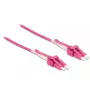 Cavo in fibra ottica DeLOCK 85135 5m LC rosa