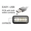Cavo USB DeLOCK 85165 USB 2.0 1m USB A Micro-USB B nero