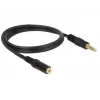 Cavo audio 3,5mm M-F DeLOCK 83764 1m nero
