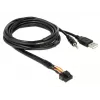 Cavo USB DeLOCK 85718 1,5 m USB A nero