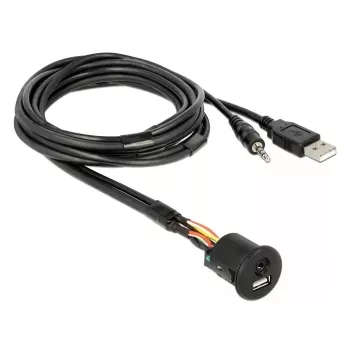 Cavo USB DeLOCK 85718 1,5 m USB A nero