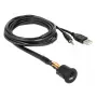 Cavo USB DeLOCK 85718 1,5 m USB A nero