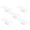 Supporto per fascette DeLOCK 18677 bianco nylon 10 pz.