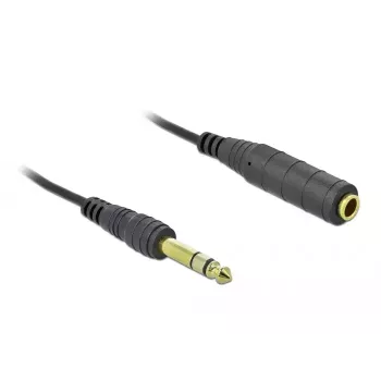 Cavo audio DeLOCK 85938 2m 6,35mm nero