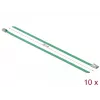 Fascetta per cavi DeLOCK 18801 acciaio inox verde 200 mm 10 pz.