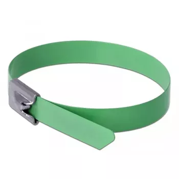 Fascetta per cavi DeLOCK 18808 acciaio verde 10 pz.