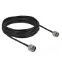 Cavo coassiale LMR195 DeLOCK 90424 10 m nero grigio