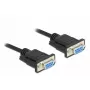 Cavo seriale DeLOCK 86607 nero 5 m RS-232 Sub-D9