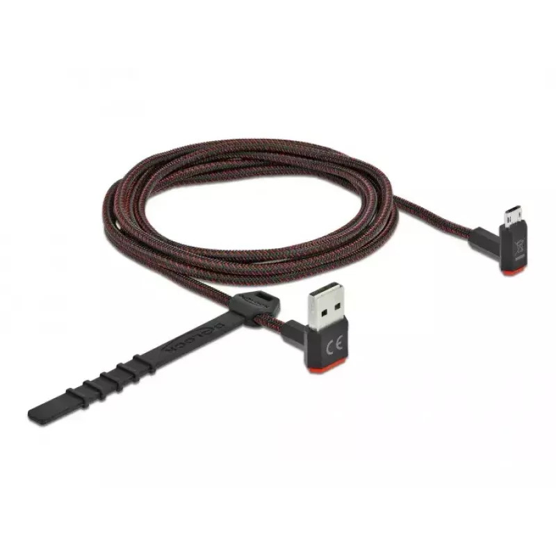 Cavo USB DeLOCK EASY-USB 2.0 Type-A a Micro-B maschio 2 m nero