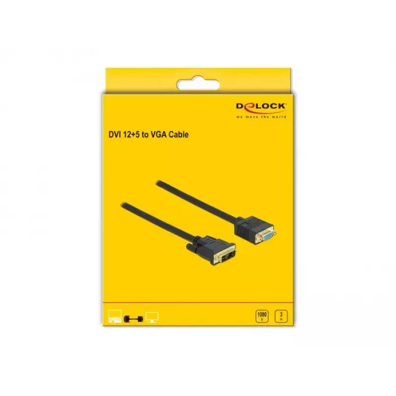 Cavo DVI a VGA DeLOCK 86754 3 m