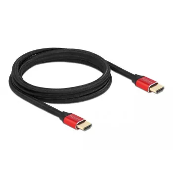 Cavo HDMI DeLOCK Ultra High Speed 48 Gbps 8K 60 Hz rosso 2 m