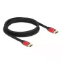 Cavo HDMI DeLOCK Ultra High Speed 48 Gbps 8K 60 Hz rosso 2 m