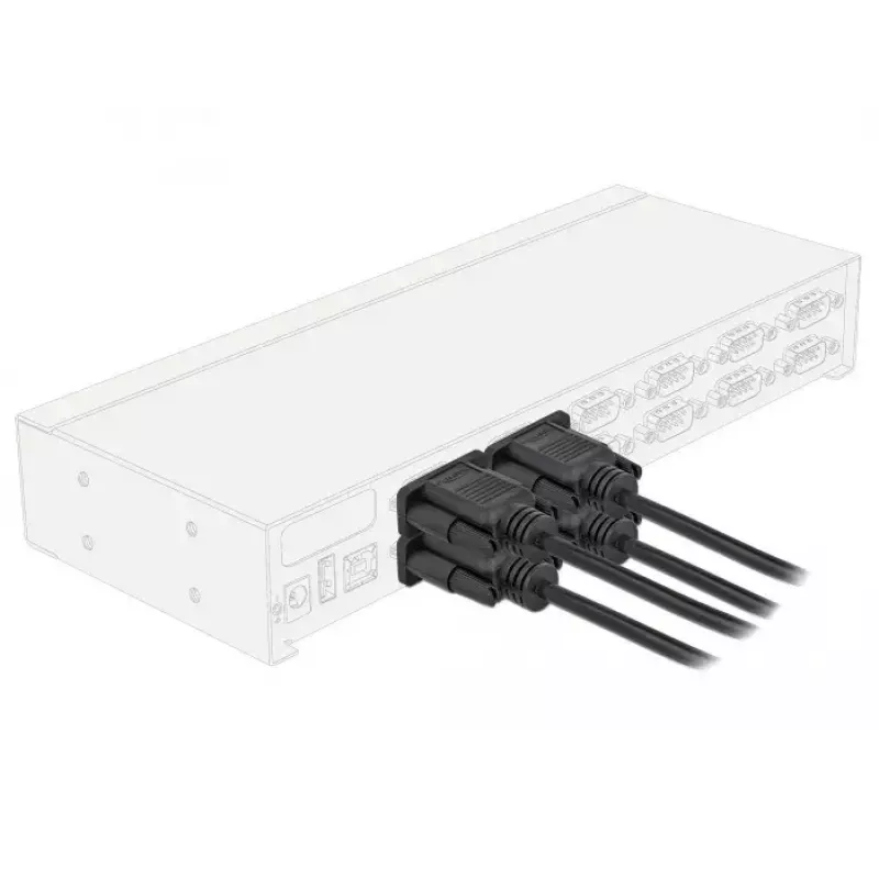 Cavo seriale DeLOCK 87785 nero 2 m DB-9