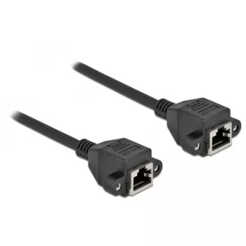 Prolunga di rete DeLOCK Cat.6A 3 m nero