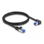 Cavo di rete DeLOCK RJ45 Cat.6A S/FTP 1 m nero