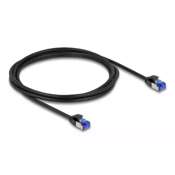 Cavo di rete DeLOCK RJ45 Cat.6A S/FTP slim 2 m nero