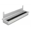 Passacavi DELOCK 66862 per scrivania, argento, 80×280×28 mm