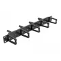 Pannello di gestione cavi DeLOCK 19 pollici 1U nero con 9 ganci