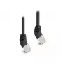 Cavo di rete DeLOCK RJ45 Cat.6A S/FTP angolare 45° 0,25 m nero
