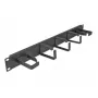 Pannello di gestione cavi DeLOCK 19 pollici 66848 nero con 5 ganci
