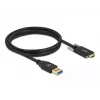 Cavo USB DeLOCK 84017 1,5 m USB 3.2 Gen 1 USB A USB C nero