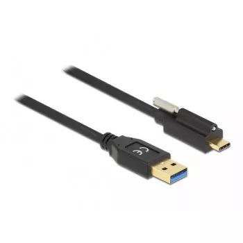 Cavo USB DeLOCK 84028 1,5 m USB 3.2 Gen 1 USB A USB C nero