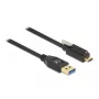 Cavo USB DeLOCK 84028 1,5 m USB 3.2 Gen 1 USB A USB C nero