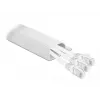 Canalina portacavi DeLOCK 20885 montaggio sottotavolo 63 x 28 mm bianco 2 pezzi