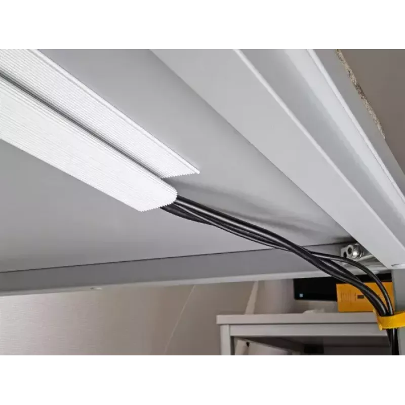 Canalina portacavi DeLOCK 20885 montaggio sottotavolo 63 x 28 mm bianco 2 pezzi