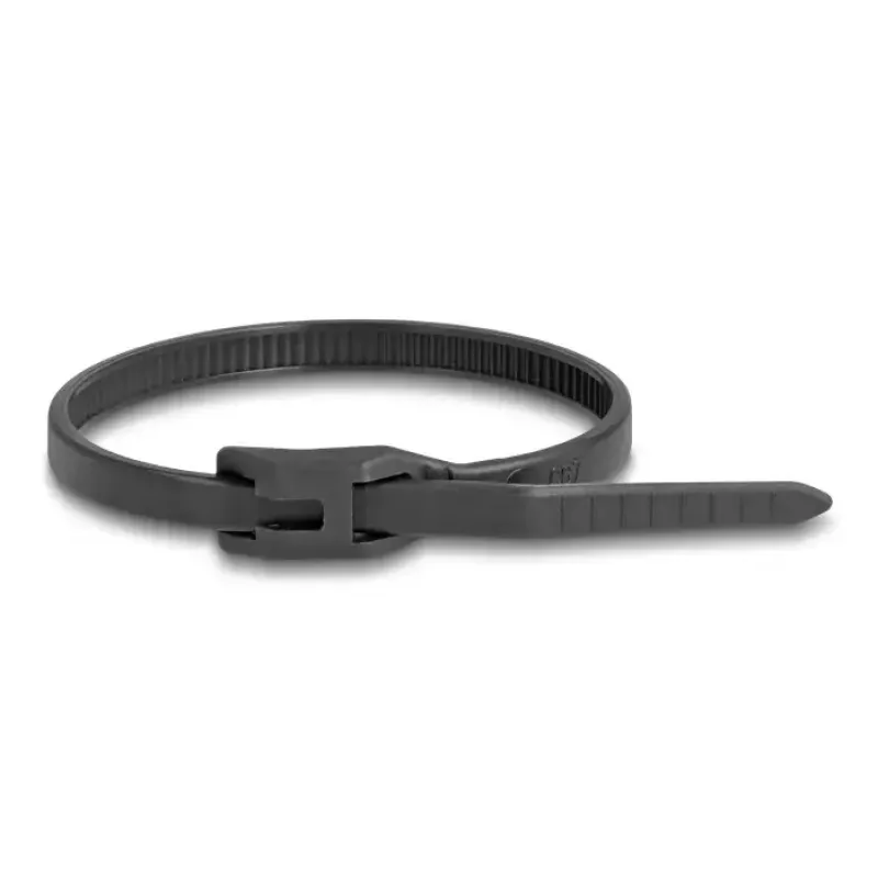 Fascetta fermacavo riutilizzabile DeLOCK 19467 poliammide nero 150 mm 100 pezzi