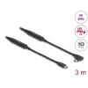 Cavo USB DeLOCK 81195 3 m USB C nero 10 Gbit/s