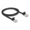 Cavo di rete DeLOCK 81163 RJ-45 Cat6a 1 m nero