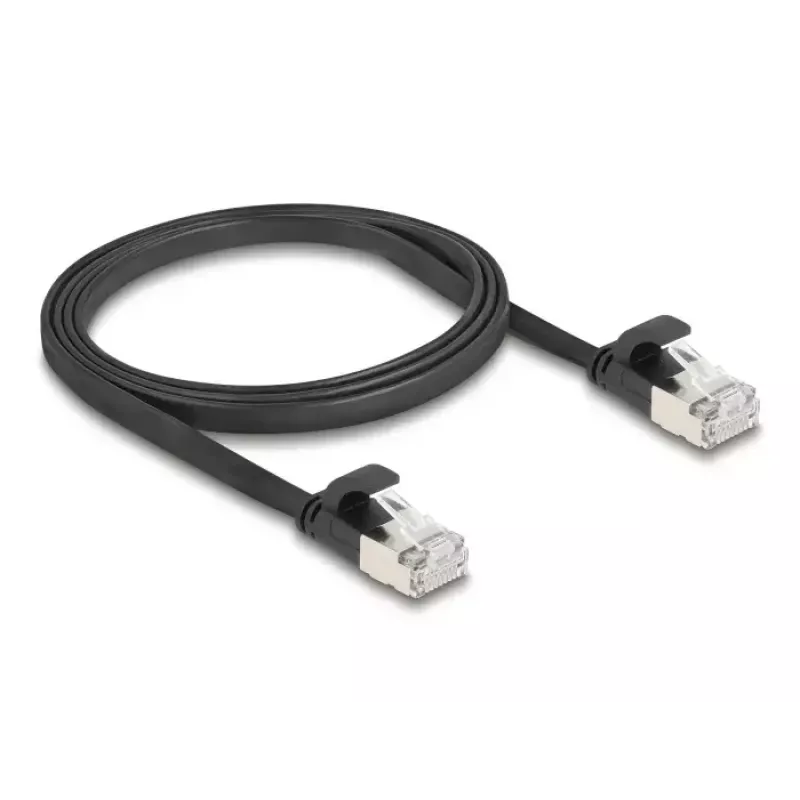 Cavo di rete DeLOCK 81163 RJ-45 Cat6a 1 m nero