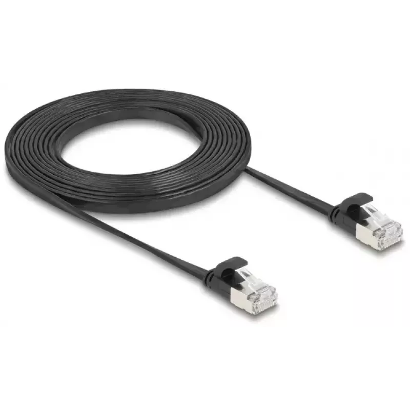 Cavo di rete DeLOCK 81166 RJ-45 Cat6a 3 m nero