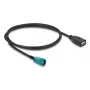 Cavo coassiale DELOCK 90703 — HSD Z su USB A, 1 m, nero/blu