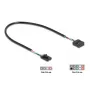 Cavo USB interno DELOCK 83025 — USB 2.0 4 pin su 10 pin, 0,03 m, nero