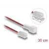 DeLOCK 90869 Cavo prolunga ventola 2 pin, maschio-femmina, lunghezza connettore 13 mm, 30 cm