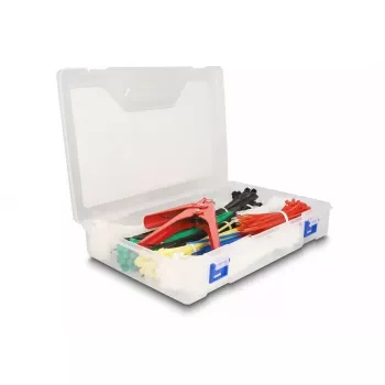 Fascette per cavi in velcro DeLOCK 18640 600 pezzi colori assortiti