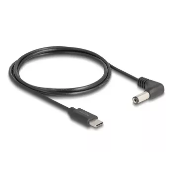 DeLOCK 85398 cavo di alimentazione nero 1,5 m USB C 5,5 x 2,1 mm